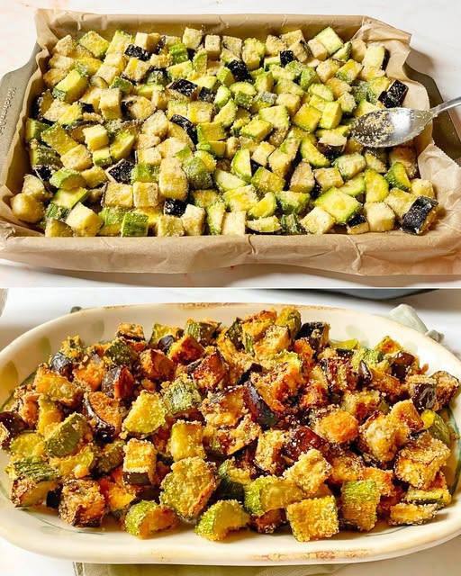 Melanzane e zucchine croccanti al forno: il segreto per un contorno irresistibile"