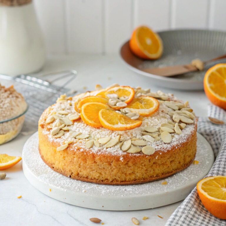 Torta Soffice all’Arancia con Farina di Mandorle: Un Dolce Profumato e Delicato