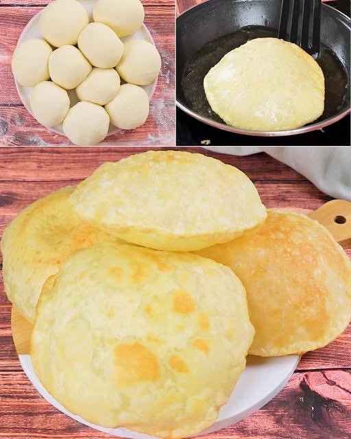 Palloncini di pane fritti senza lievito: croccanti fuori, morbidi dentro!