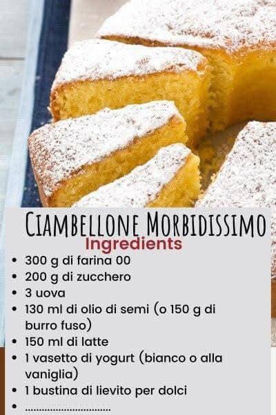 “Ciambellone Morbidissimo: il dolce soffice che conquista tutti”