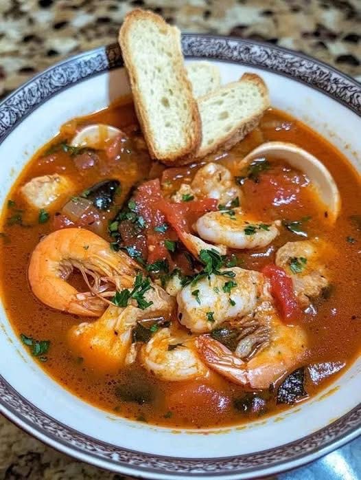 Zuppa di Pesce Mediterranea: un viaggio di sapori tra mare e tradizione”