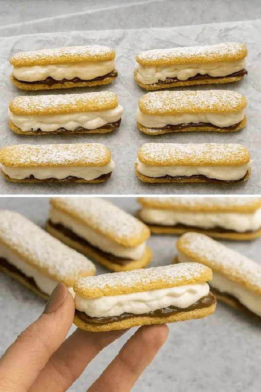 Dolcetti con Pavesini e crema: il dessert furbo da freezer che conquista tutti