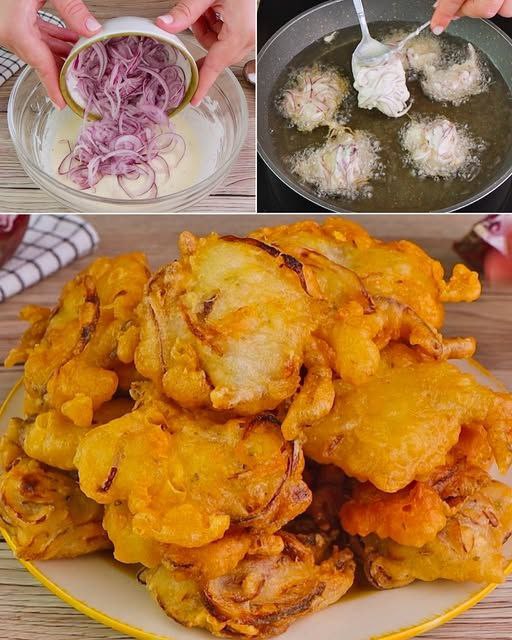 Frittelle di Cipolla Rossa Croccanti e Profumate