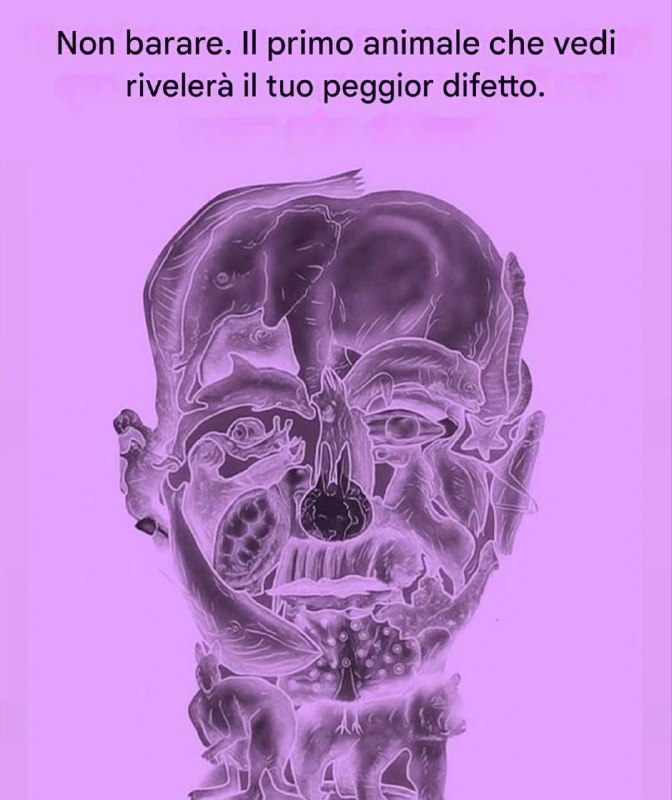 Il primo animale che vedi rivelerà il tuo peggior difetto