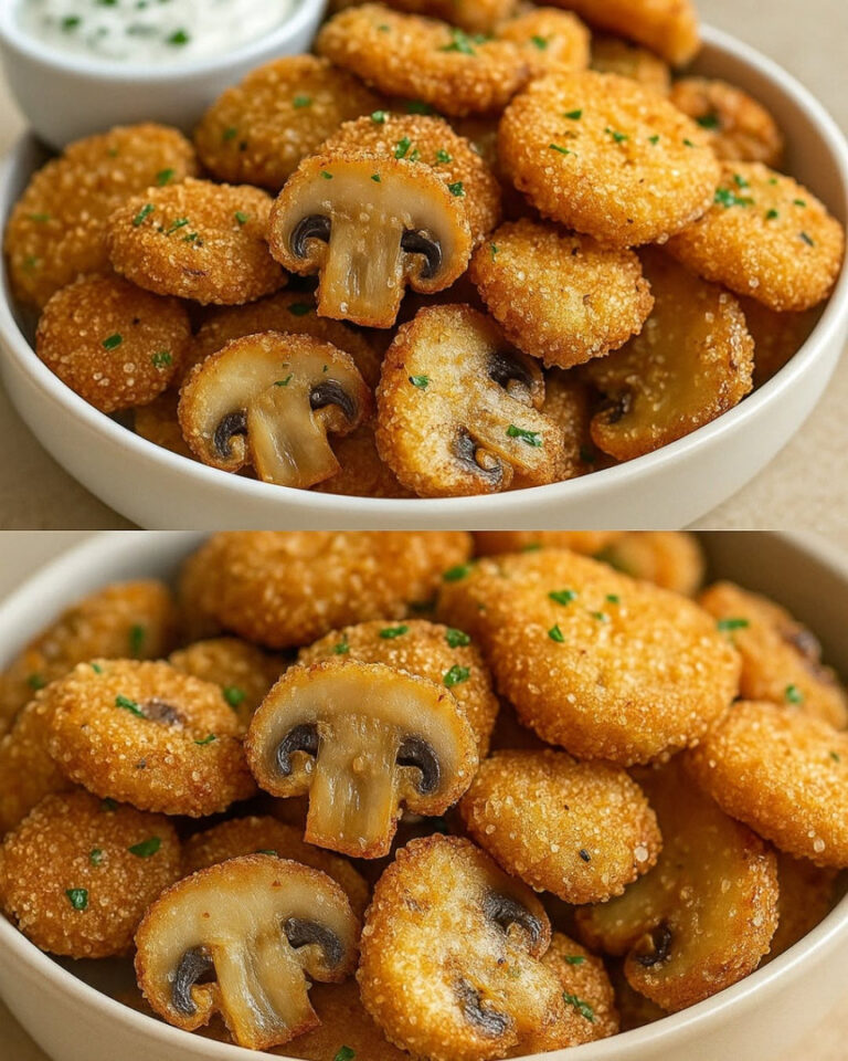 Funghi Panati Croccanti: un’esplosione di gusto dorato in ogni morso