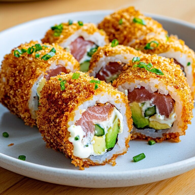 Maki croccante con salmone, avocado e cuore cremoso