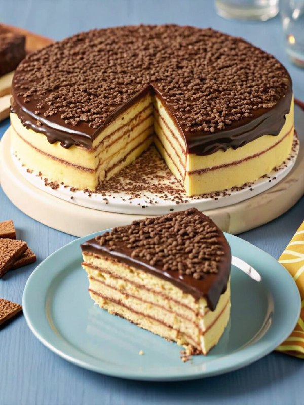 Dolce Magia a Strati: Biscotti, Flan Cremoso e Cioccolato in un Abbraccio Goloso”