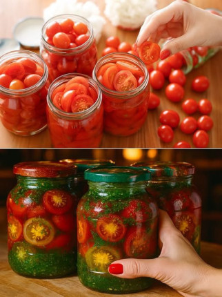 Ho iniziato a mettere in conserva i pomodori per non doverli buttare via. Ora non posso più farne a meno, e li conservo anche per tutto l'inverno!