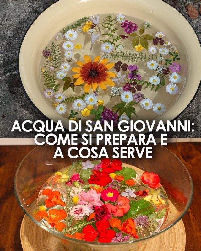 L’Acqua di San Giovanni: il rito antico che porta fortuna e benessere”