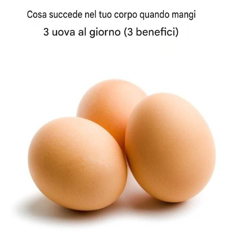 Cosa succede al tuo corpo quando mangi 3 uova al giorno (3 benefici)