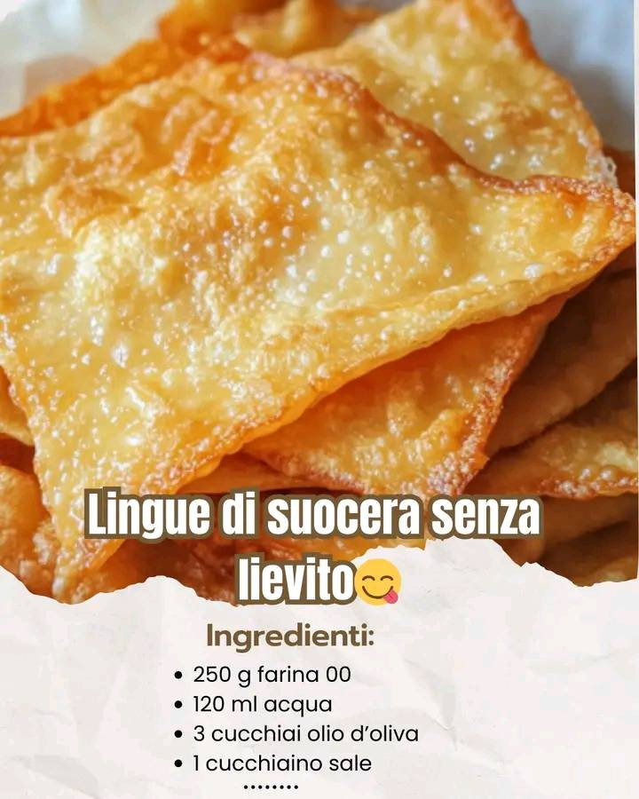 Lingue di Suocera Croccanti Senza Lievito: la Ricetta Facile e Veloce da Gustare”
