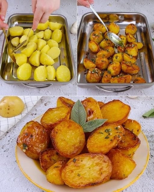 Patate arrosto alla salvia e aglio: il contorno croccante che conquista tutti”