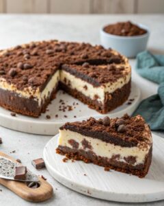 Cheesecake al Cioccolato e Ricotta: la Dolcezza che Unisce Cremoso e Croccante