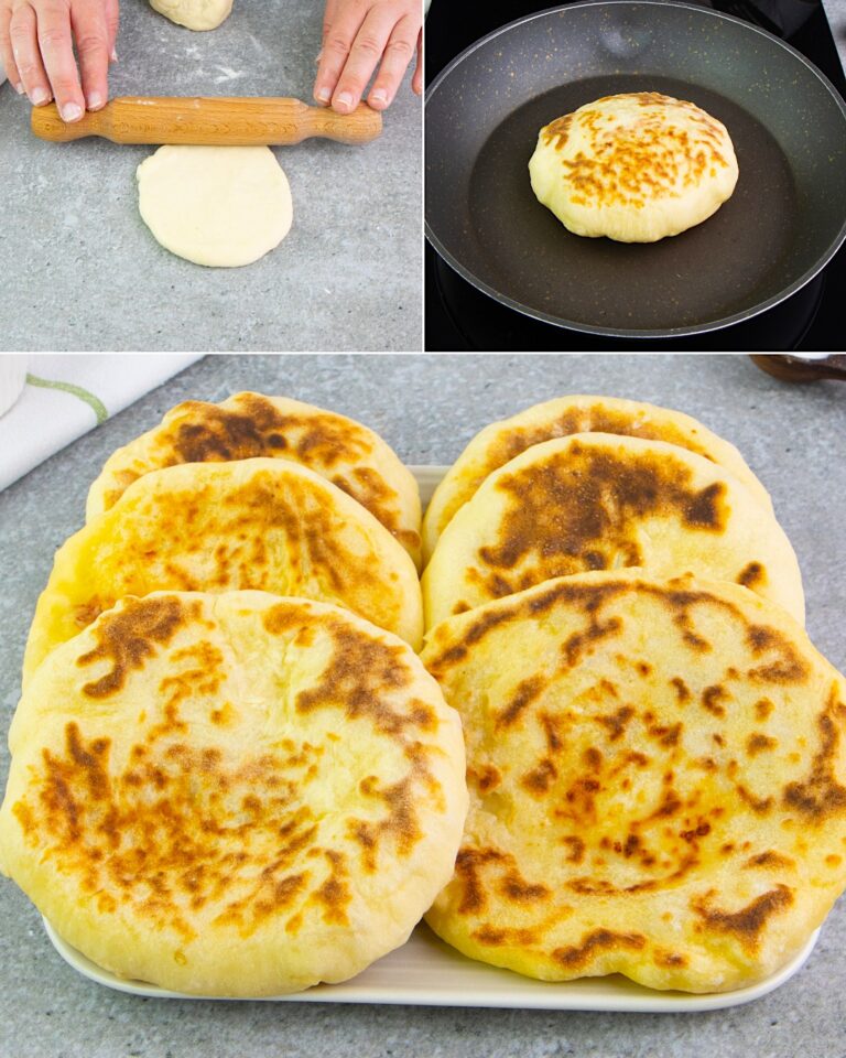 Pane espresso in padella con yogurt greco – senza forno e pronto in 10 minuti!