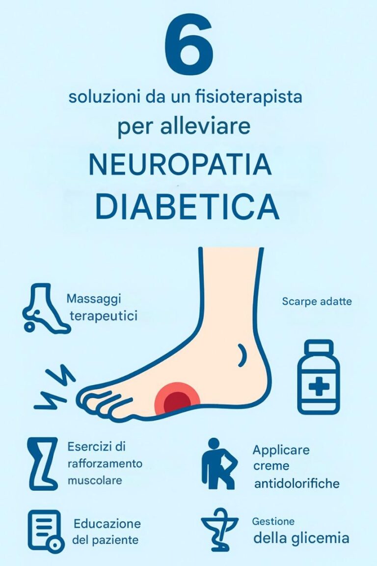 6 soluzioni di una fisioterapista per alleviare la neuropatia diabetica