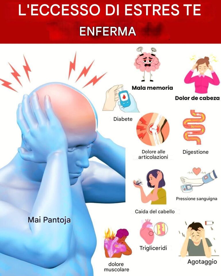 Lo stress può causare vari danni al corpo, sia fisici che emotivi.
