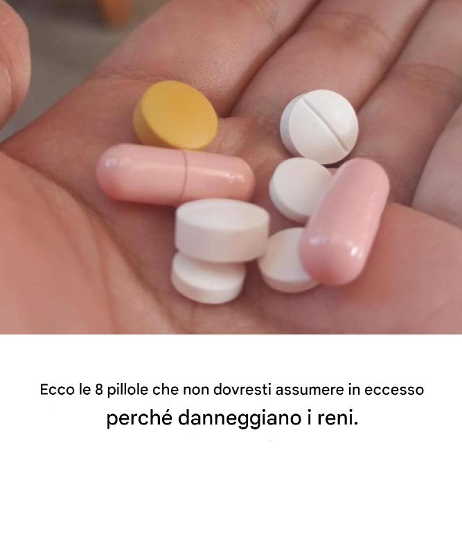 Otto farmaci da non assumere in caso di danni renali