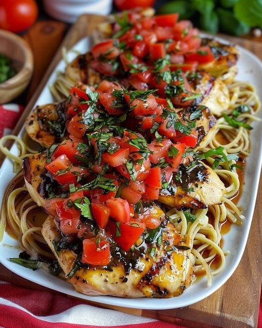Bruschetta di Pollo alla Glassa Balsamica: un piatto veloce e irresistibile