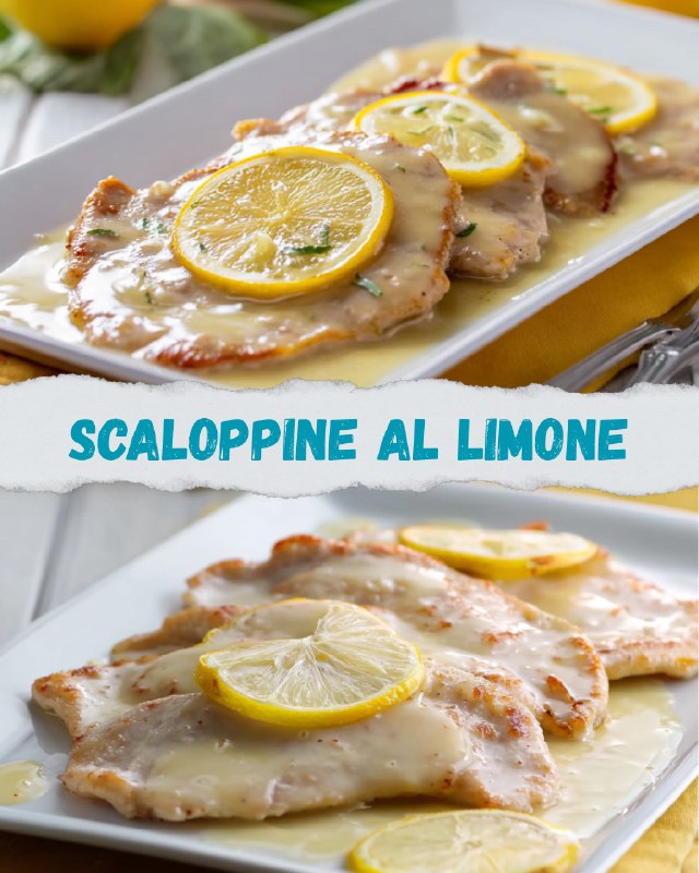 Scaloppine al Limone: la ricetta veloce che porta freschezza e gusto in tavola