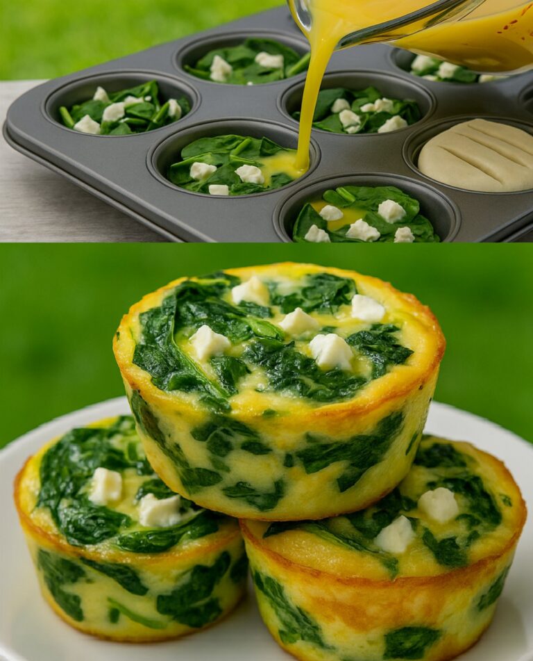 Muffin proteici con spinaci e feta: il segreto per una colazione nutriente e veloce
