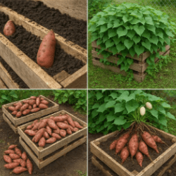 Peccato che tu non conosca questo metodo di coltivazione delle patate dolci nei pallet. Moltissimi tuberi