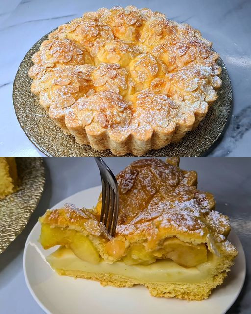 Classic Apple Pie con Crema al Limone: Un Dolce dal Cuore Fresco e Cremoso
