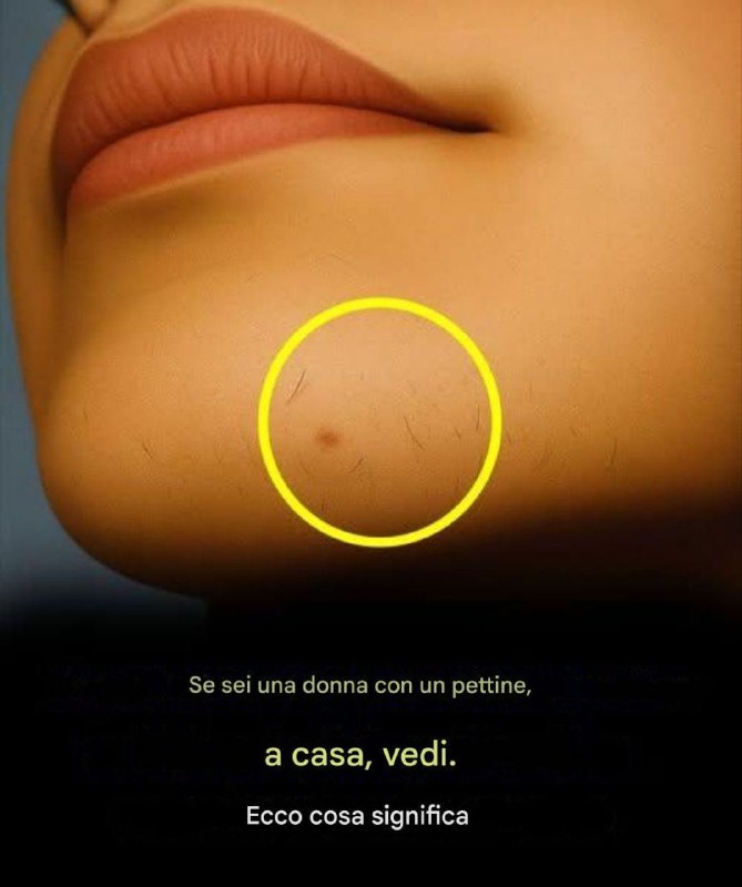 Se sei una donna con i baffi sul mento, fai attenzione