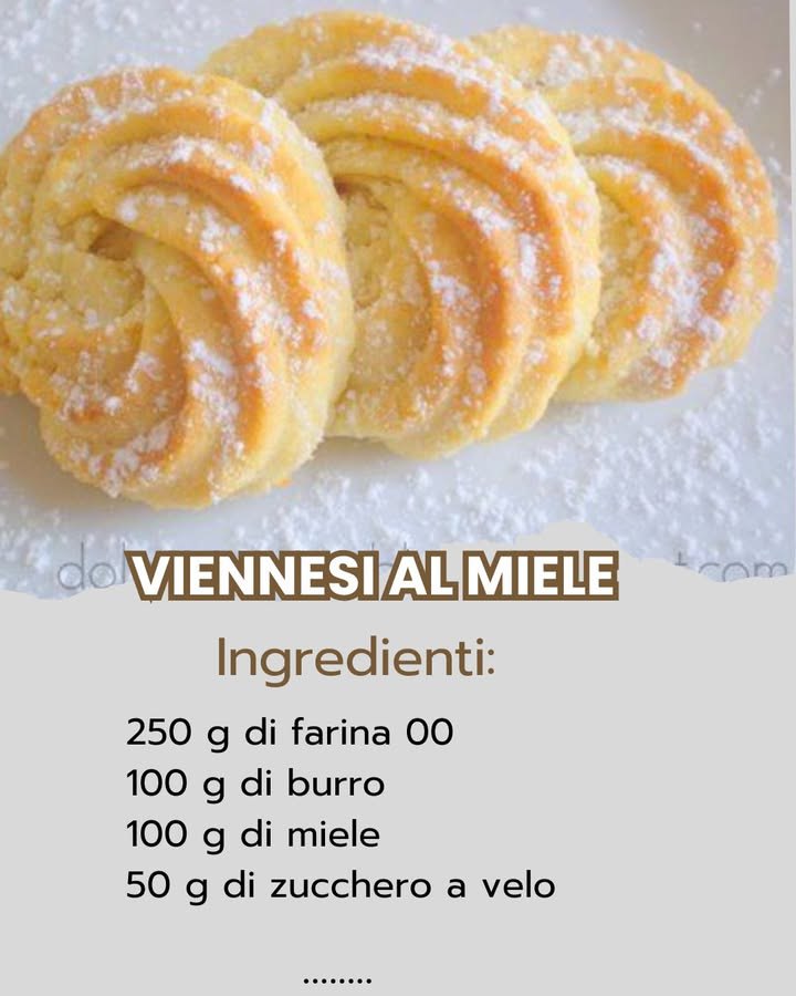 Dolci Viennesi al Miele: Biscotti Eleganti dal Gusto Raffinato