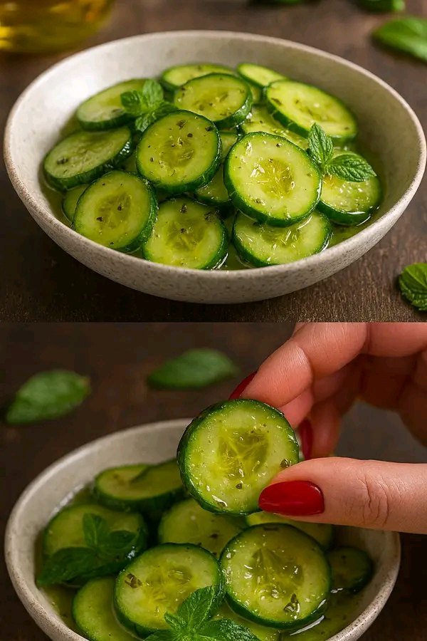 Zucchine marinate alla menta: il contorno leggero che conquista in estate”