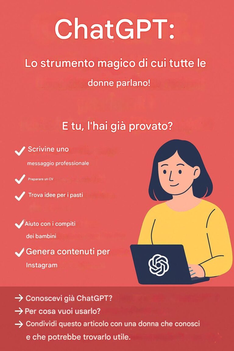 ChatGPT: il trucco ingegnoso che tutte le donne dovrebbero conoscere entro il 2025!