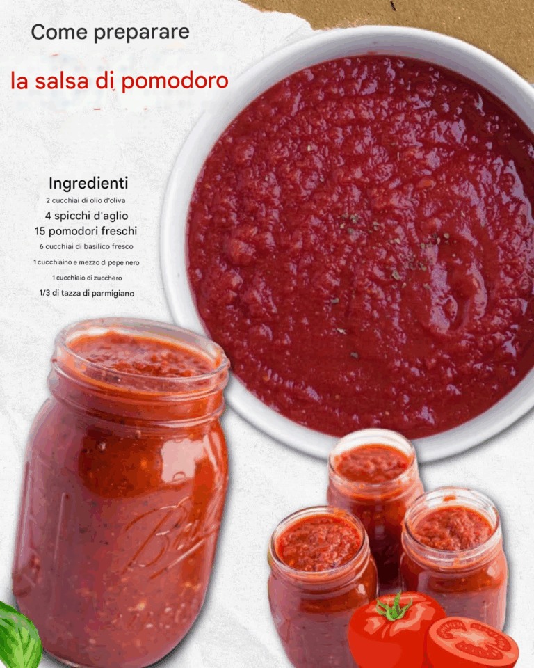 Salsa di pomodoro fatta in casa: il segreto per un sapore autentico”
