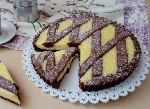 Crostata al Cacao con Crema d’Arancia: il dolce profumo dell’eleganza 
