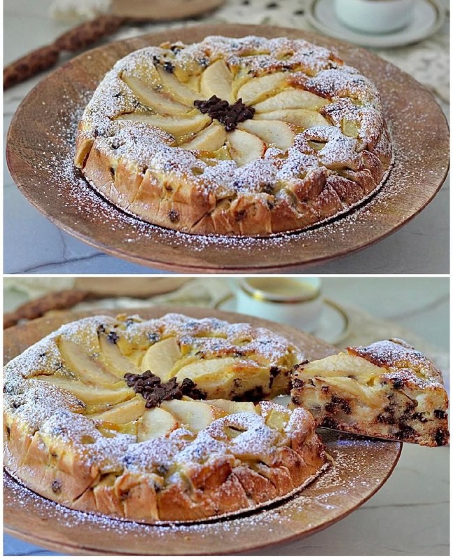 Torta di Pere e Gocce di Cioccolato senza Burro: il Dolce Leggero che Conquista al Primo Morso! 
