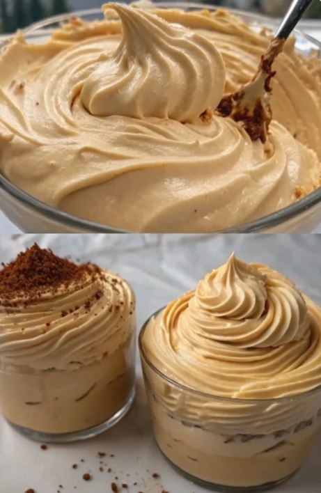 Oh wow, questa è incredibile! Crema al caffè con 3 ingredienti, pronta in 9-10 minuti! 150-200 ml di acqua fredda, 30 g di caffè istantaneo in polvere