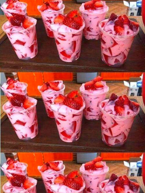 Un dessert divino alle fragole e yogurt: veloce e irresistibile