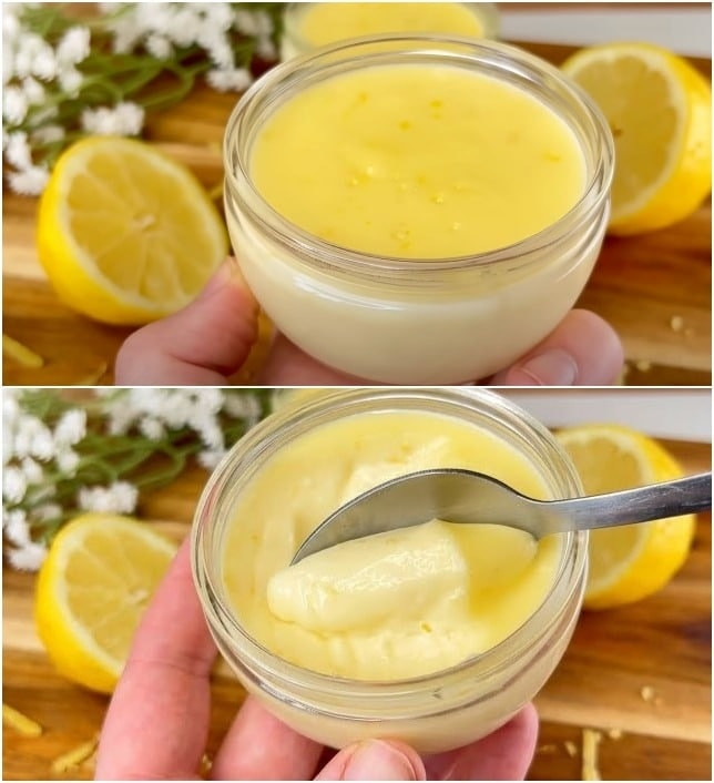 Crema al limone: senza uova, senza amido, senza farina, 3 ingredienti sorprendenti