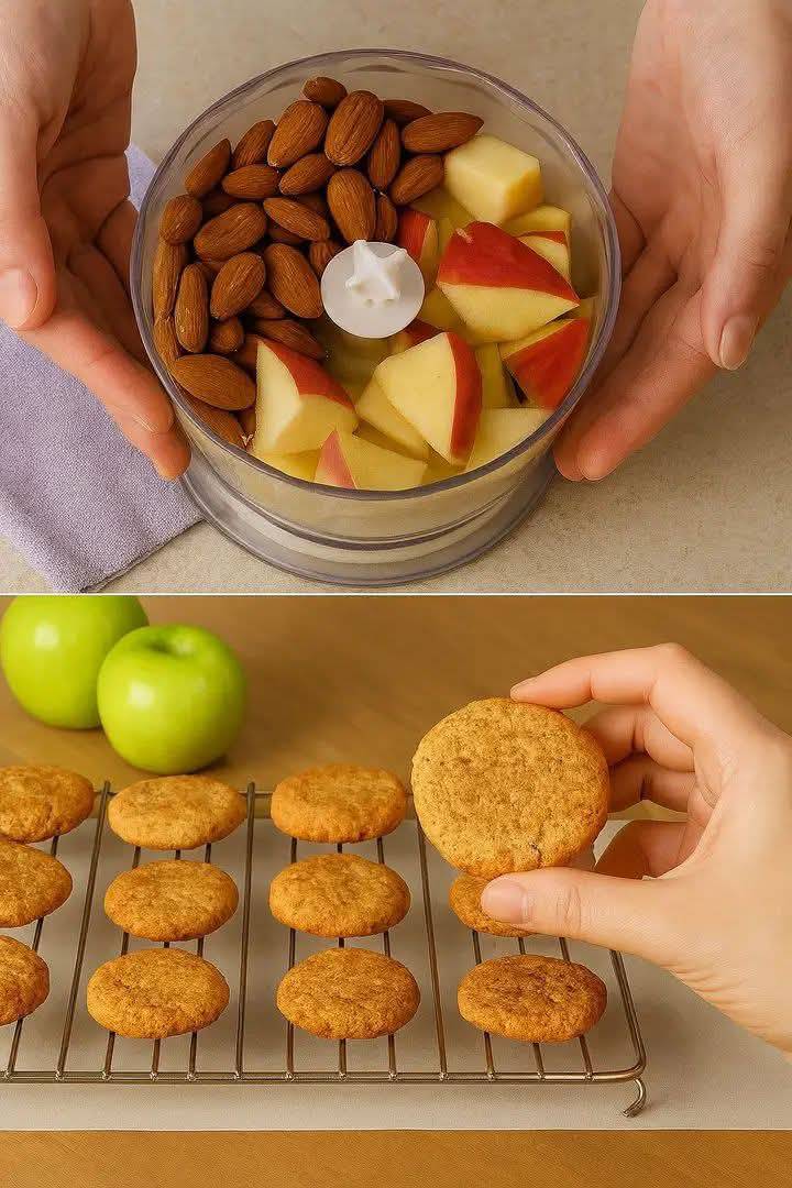 Due ingredienti, zero sprechi: i biscotti di mela e mandorle che saziano senza appesantire