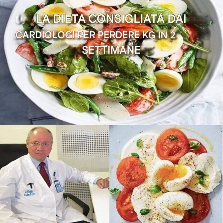 Una dieta consigliata dai cardiologi per perdere 5 kg in 2 settimane