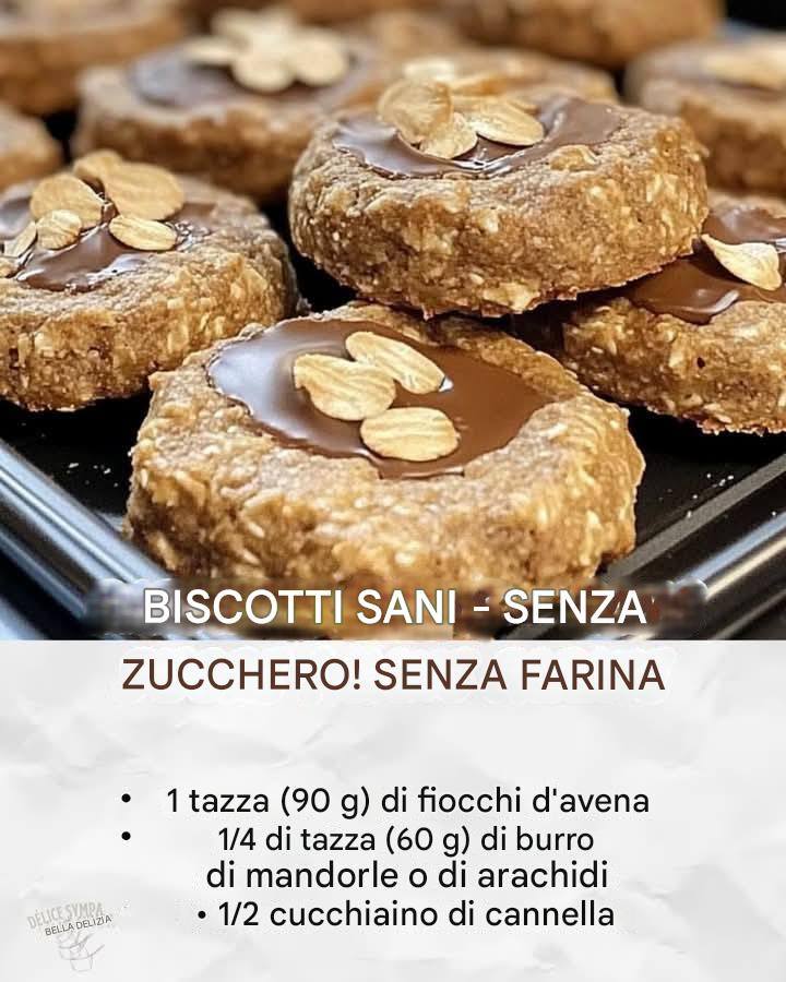 Biscotti sani – Senza zucchero! Senza farina