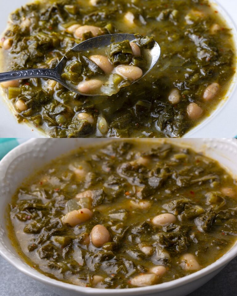 SCAROLE E FAGIOLI: il piatto caldo, nutriente e saporito della nonna. Perfetta da gustare calda, accompagnata da pane casereccio. La ricetta economica, nutriente e senza carne