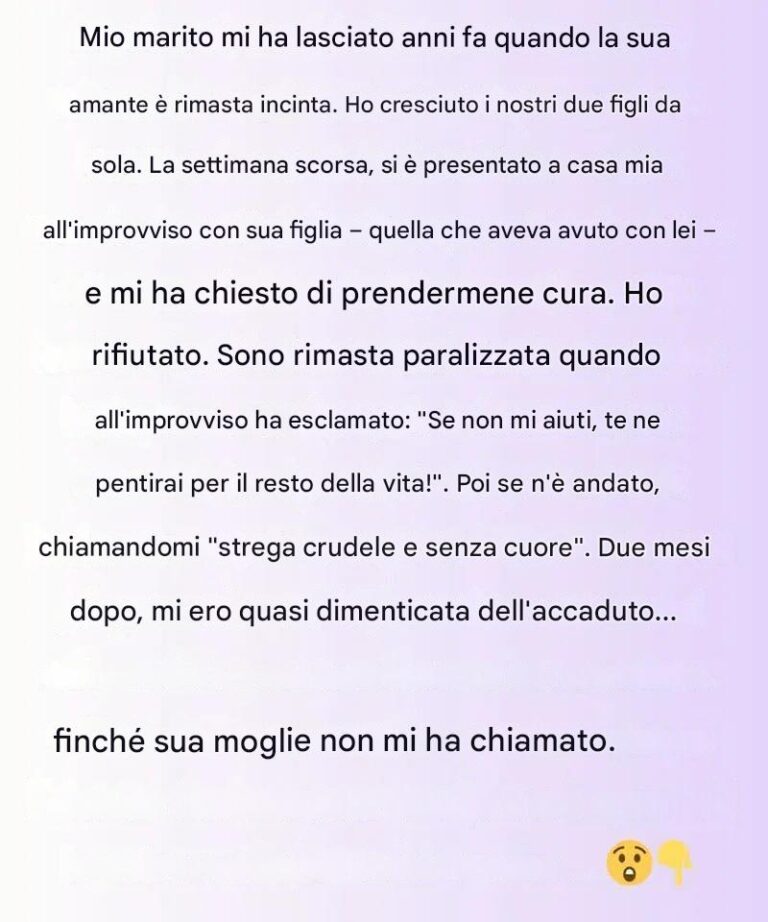 Quando una connessione inaspettata ha portato chiarezza e pace