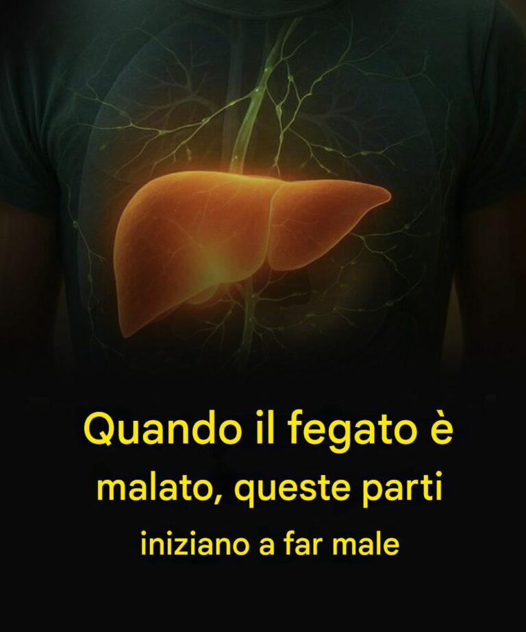 Quando il fegato è malato, queste parti iniziano a far male