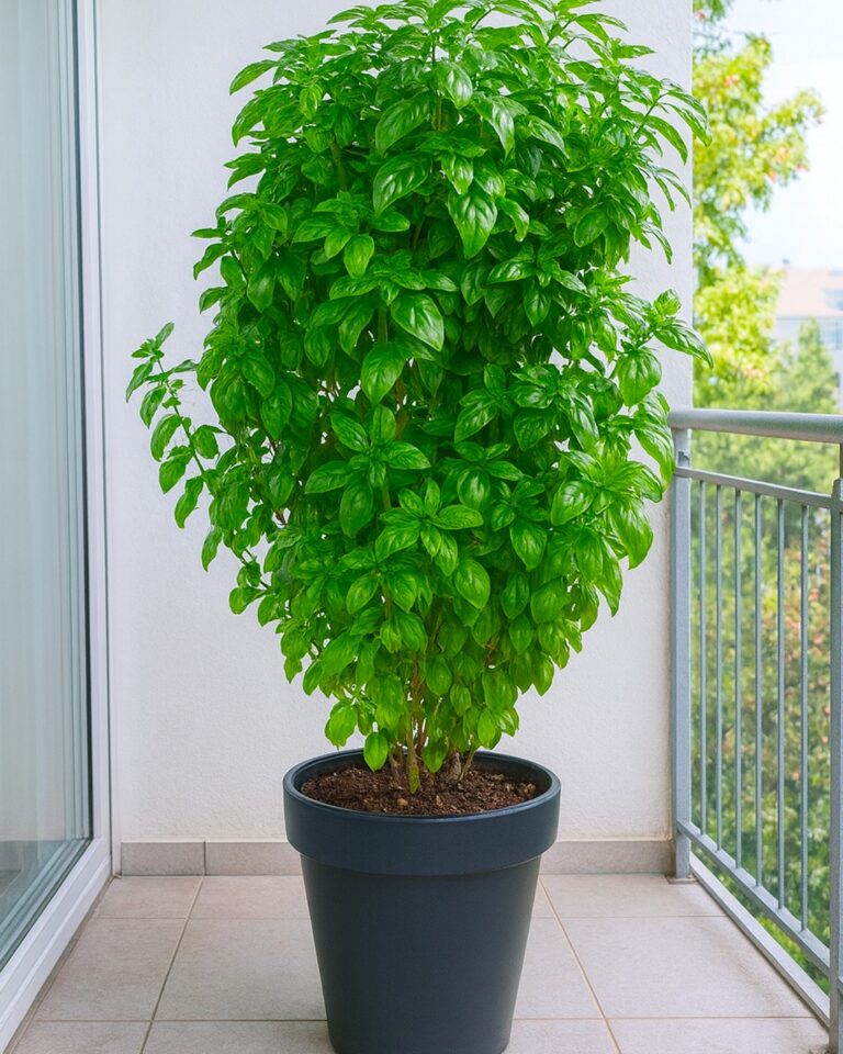 Pensavo che con l’autunno il mio basilico fosse spacciato…