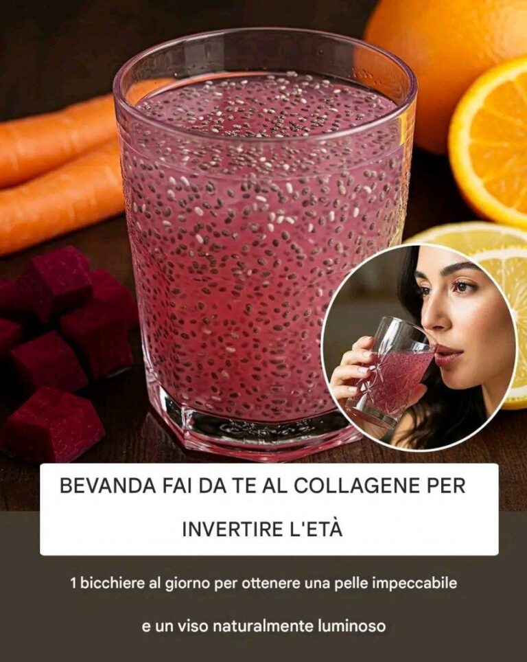 Bevanda fai da te che stimola il collagene per invertire l’invecchiamento