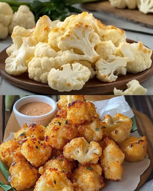 Cavolfiore croccante al forno — Uno spuntino delizioso e salutare.