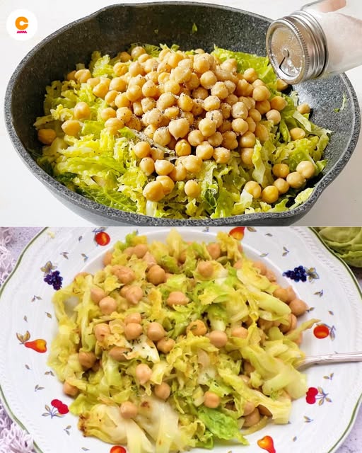 VERZA + CECI =  Perfetta come contorno o piatto unico! La ricetta detox che amerai al primo assaggio