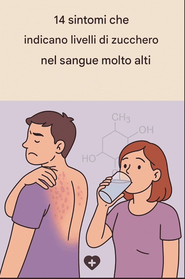 Segnali di un livello eccessivo di zucchero nel sangue