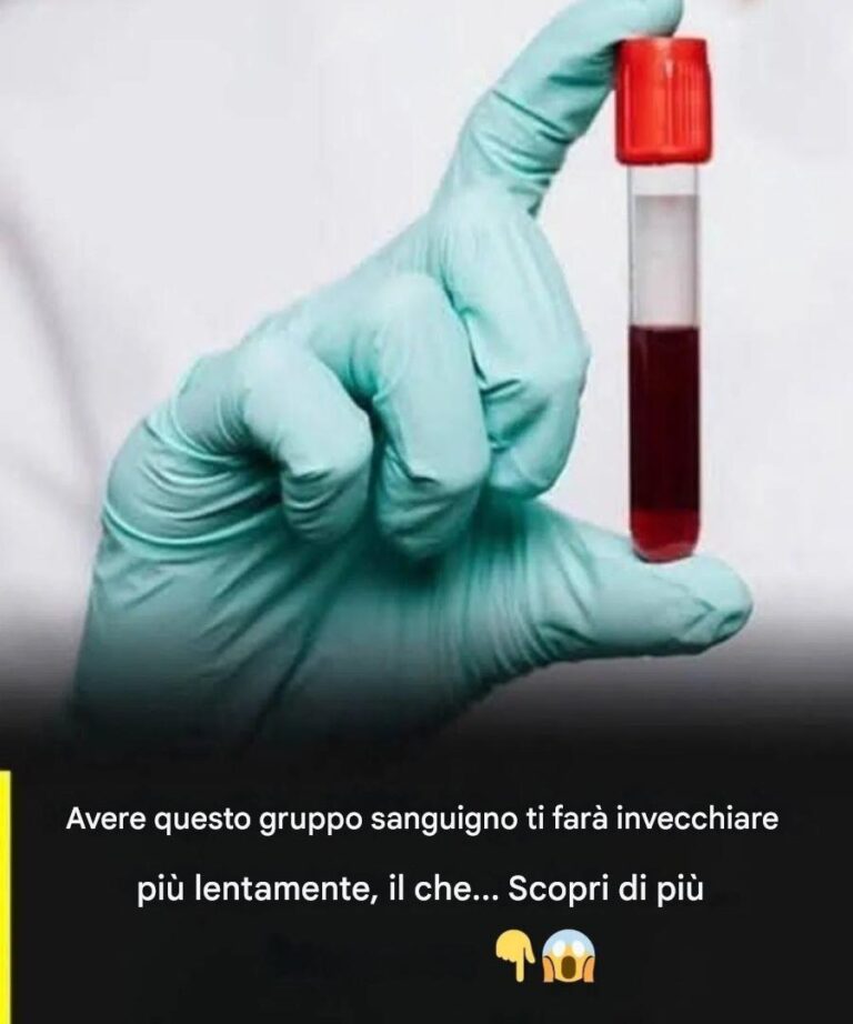 Avere questo gruppo sanguigno ti farà invecchiare più lentamente, e questo è...