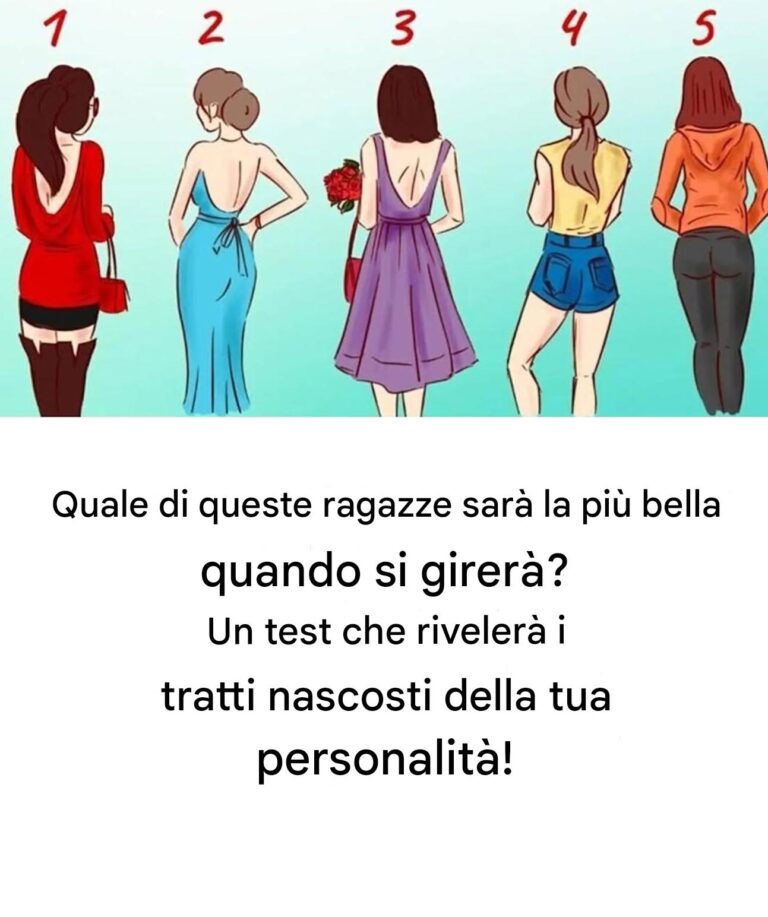 Quale di queste ragazze sarà la più bella quando si girerà? Un test che rivelerà i tratti nascosti della tua personalità.
