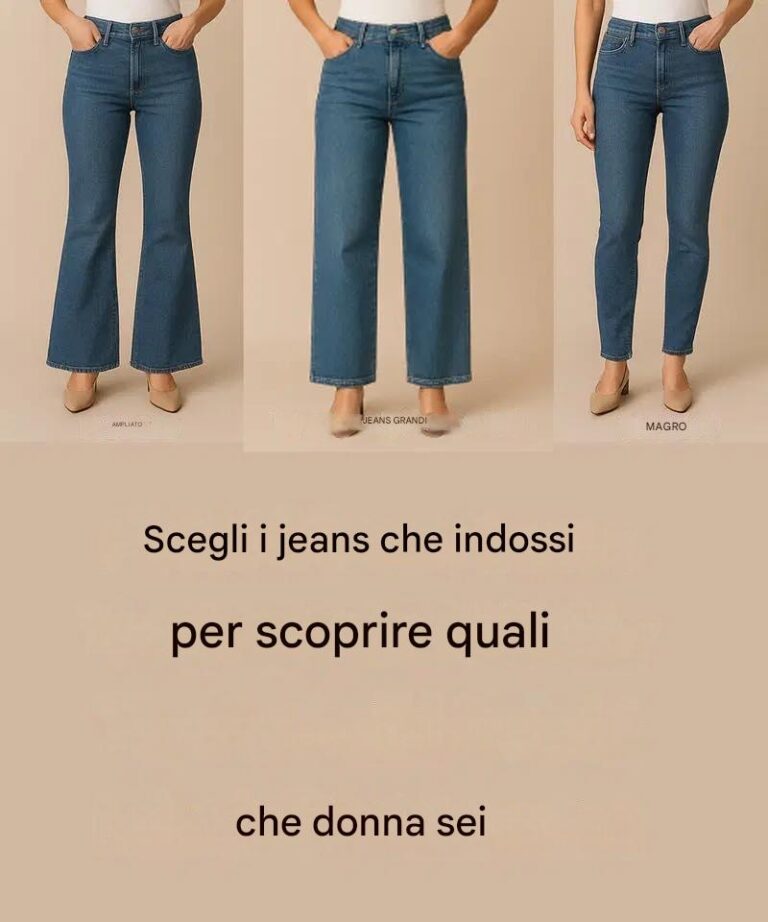 Scegli i jeans che indossi per mostrare che tipo di donna sei